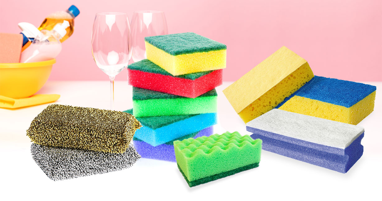 пральны парашок сурвэткі кухонныя губкі для посуду Польшча