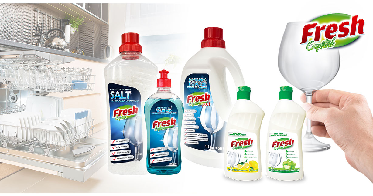 пральны парашок сурвэткі кухонныя губкі для посуду Польшча